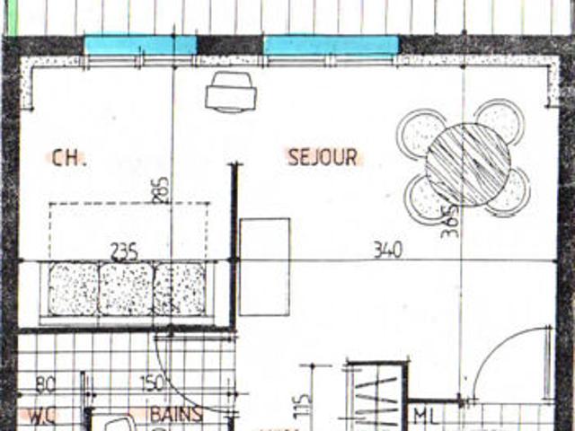 Appartement 2 pièces, 27 m² à louer à Clermont Ferrand 63000