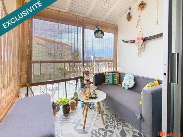 Appartement 2 pièces 25m² avec terrasse véranda et statio.