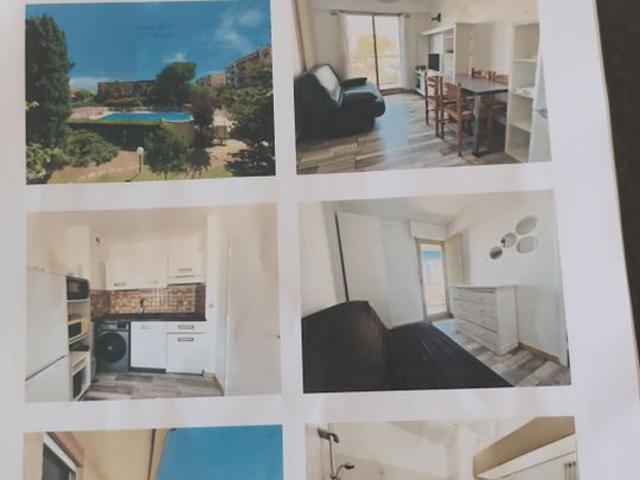 Appartement 2 pièces, 29 m² à louer à Hyères 83400
