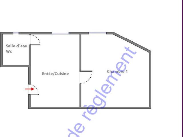 Appartement 2 pièces, 33 m² à louer à Nîmes 30900