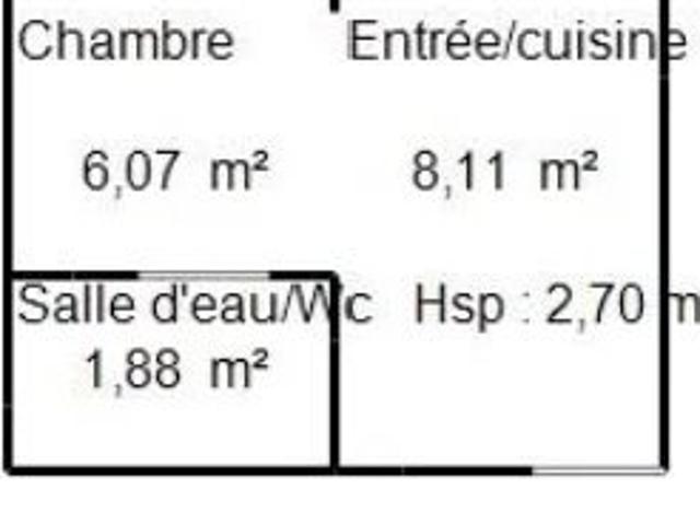Appartement 2 pièces 33 m²
