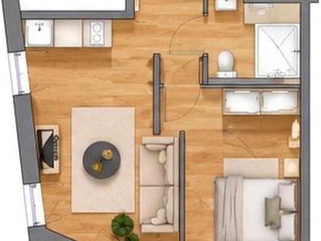 Appartement 2 pièces 33 m²