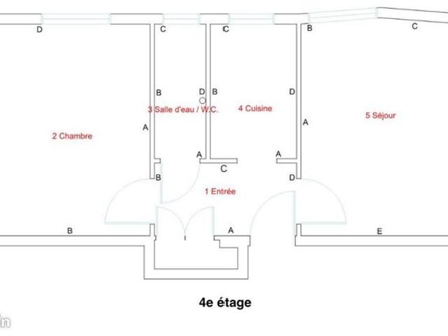 Appartement 2 pièces 30 m²