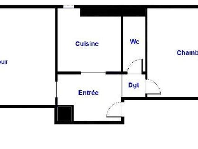 Appartement 2 pièces 32 m²