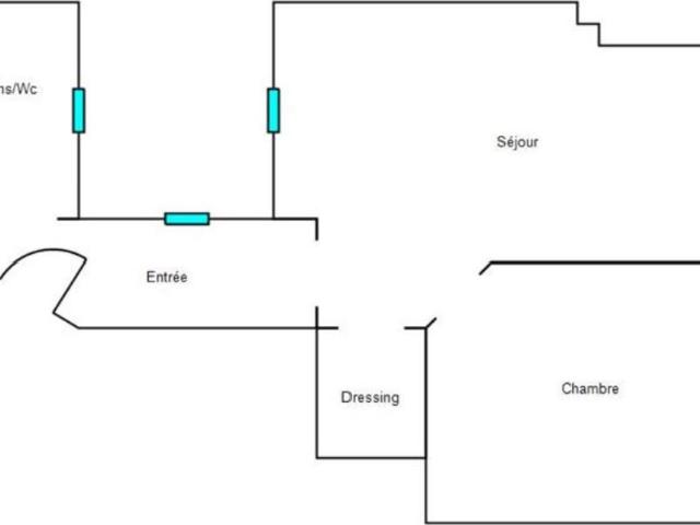 Appartement 2 pièces 32 m²