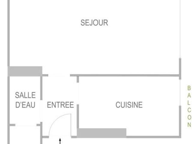 Appartement 2 pièces 37 m²