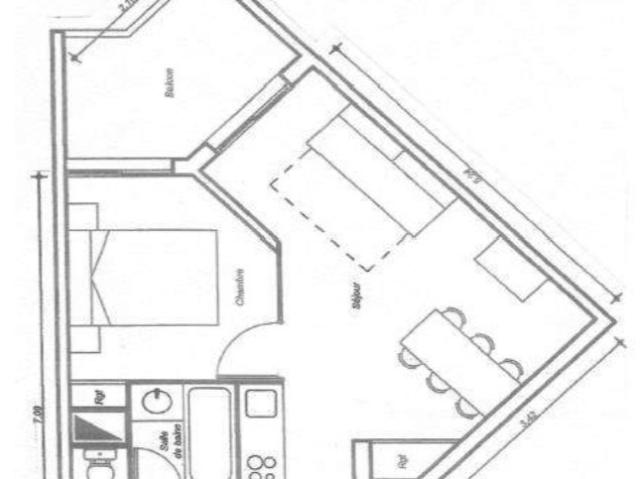 Appartement 2 pièces 37 m²