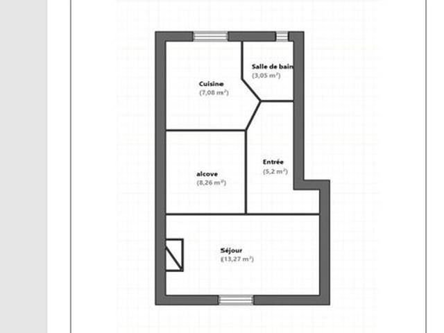 Appartement 2 pièces 37 m²