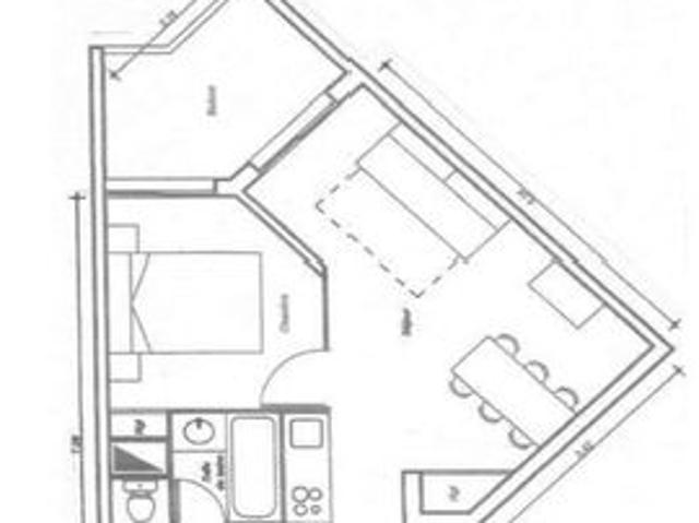 Appartement 2 pièces 37 m²