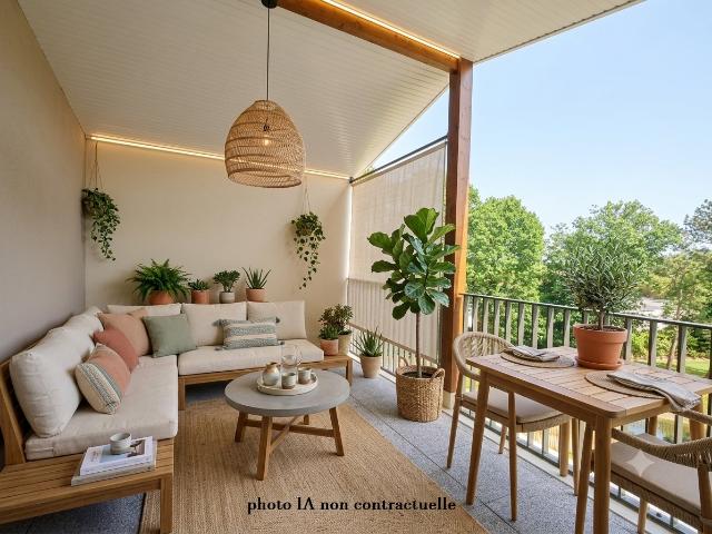 Appartement 2 pièces 34 m²