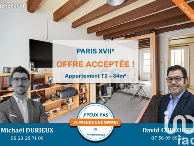 Appartement 2 pièces 34 m²