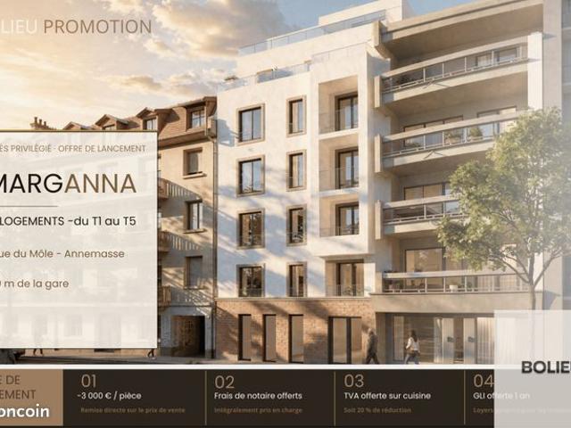 Appartement 2 pièces 34 m²
