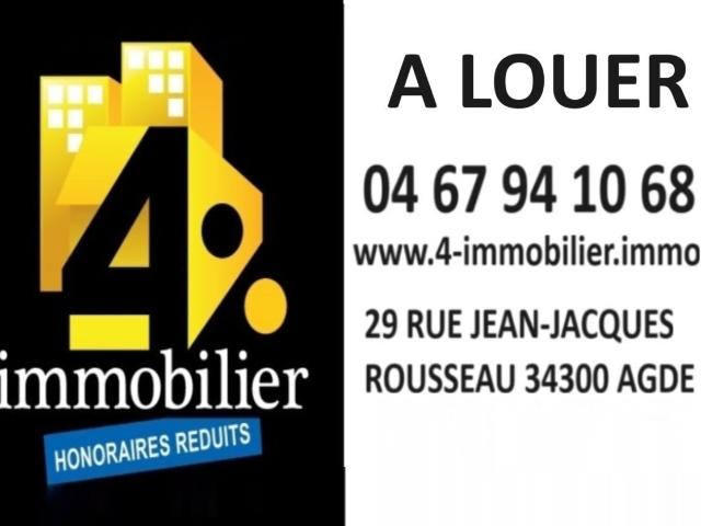 Appartement 2 pièces, 35 m² à louer à Agde 34300