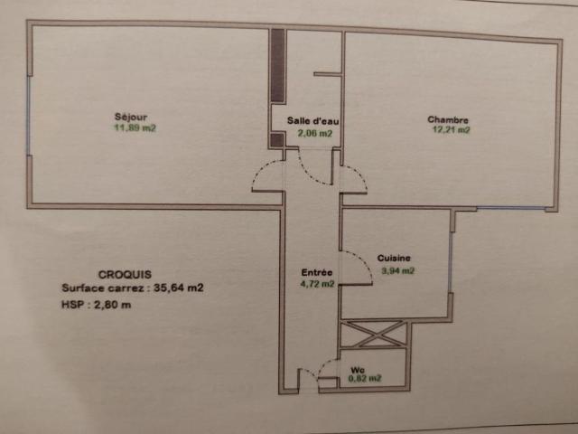 Appartement 2 pièces, 36 m² à louer à Saint Mandé 94160