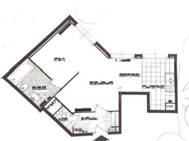 Appartement 2 pièces 36 m²