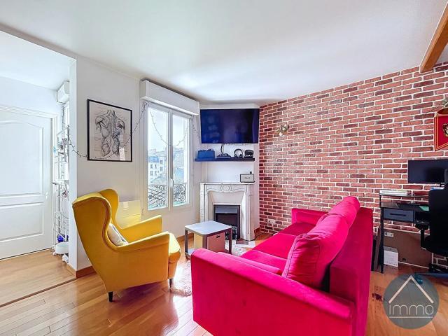 Appartement 2 pièces 38.51m² Cave Dernier étage