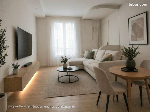 Appartement 2 pièces 38 m²