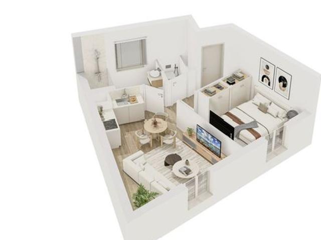 Appartement 2 pièces 38 m²