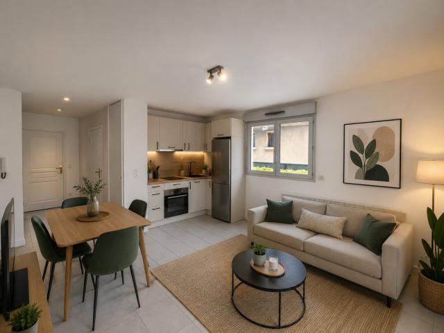 Appartement 2 pièces 38 m²