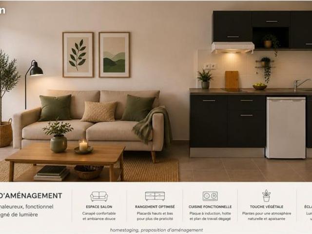 Appartement 2 pièces 38 m²
