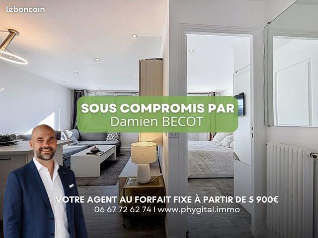 Appartement 2 pièces 38 m²