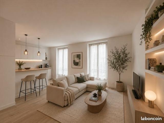 Appartement 2 pièces 38 m²