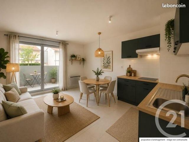 Appartement 2 pièces 39 m²