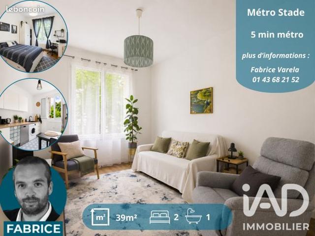 Appartement 2 pièces 39 m²