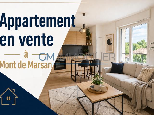 Appartement 2 pièces à Mont de Marsan Idéal investissement ou premier achat