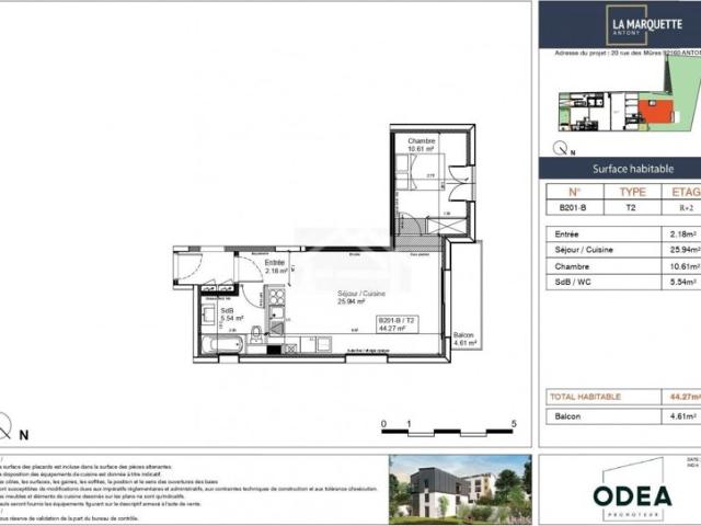 Appartement 2 pièces à Antony 92160