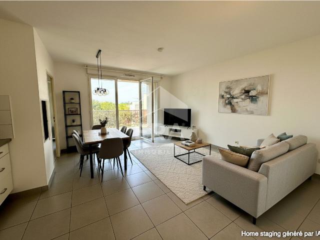 Appartement 2 pièces à vendre à Perpignan Dernier étage avec terrasse vue montagne
