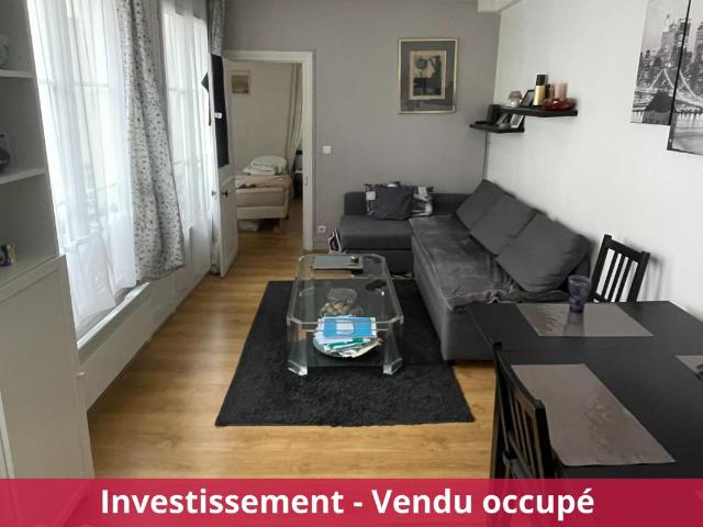 Appartement 2 pièces au 4ème étage vendu loué