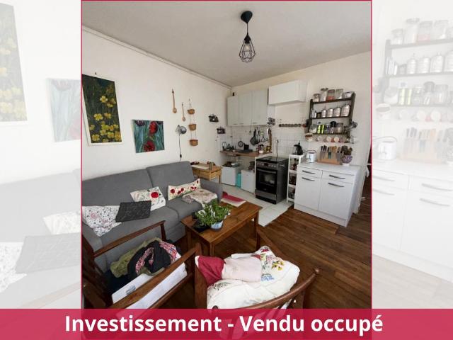 Appartement 2 pièces au 4ème étage vendu loué