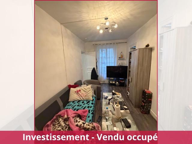 Appartement 2 pièces au 1er étage vendu loué