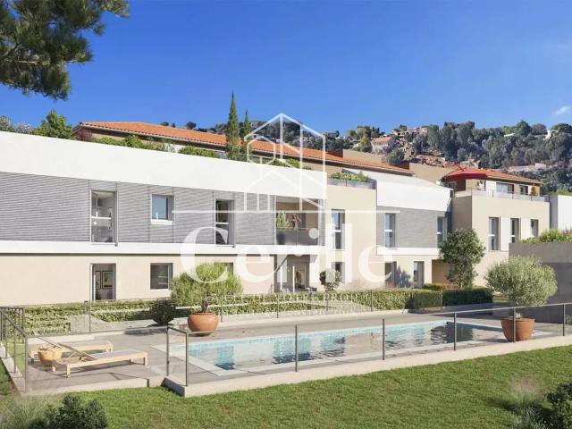 Appartement 2 pièces avec balcon dans une résidence intimist. 39m² Vallauris
