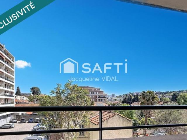 Appartement 2 pièces avec balcon en résidence sécurisée