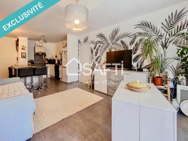 Appartement 2 pièces 48 m² avec jardin privatif proche Métro.