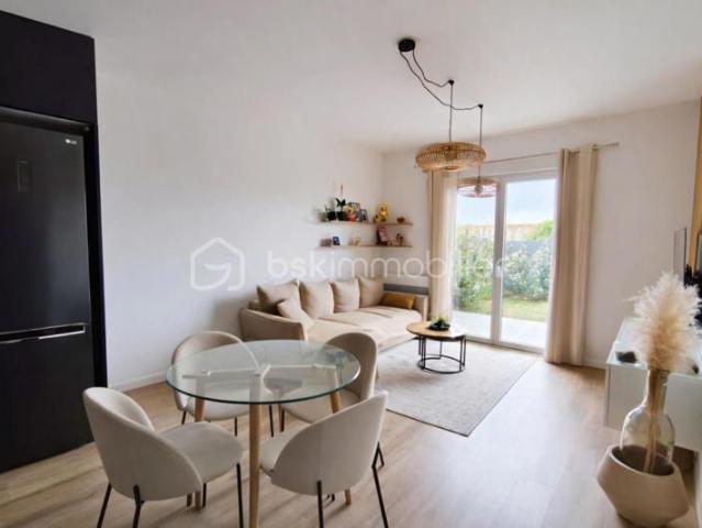 Appartement 2 pièces avec jardin privatif