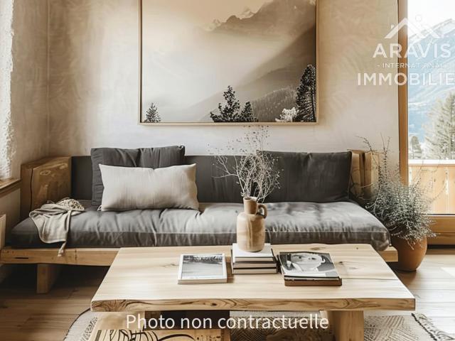 Appartement 2 pièces avec parkings et cave 51m² Manigod
