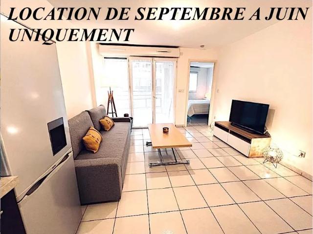 APPARTEMENT 2 PIÈCES AVEC TERRASSE ET PARKING – DISPONIBLE DE SEPTEMBRE 2026 À JUIN 2027