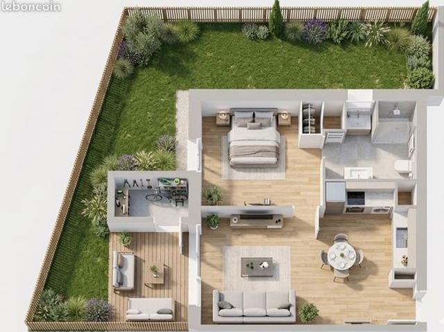 Appartement 2 pièces CAP OUEST