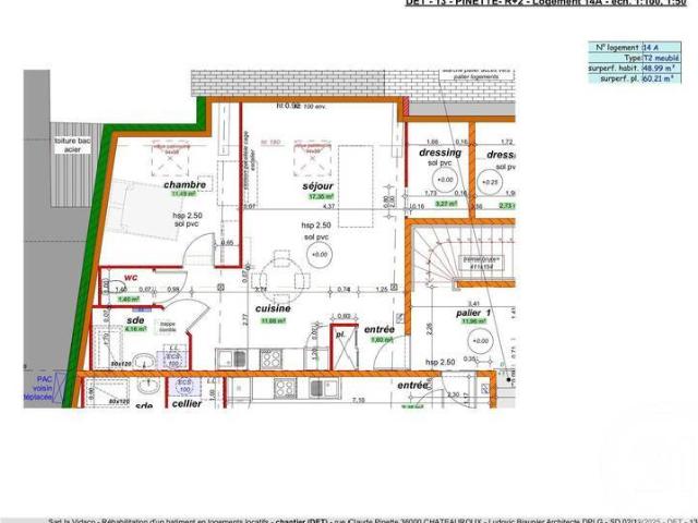 Appartement 2 pièces Châteauroux 36000