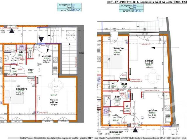 Appartement 2 pièces Châteauroux 36000