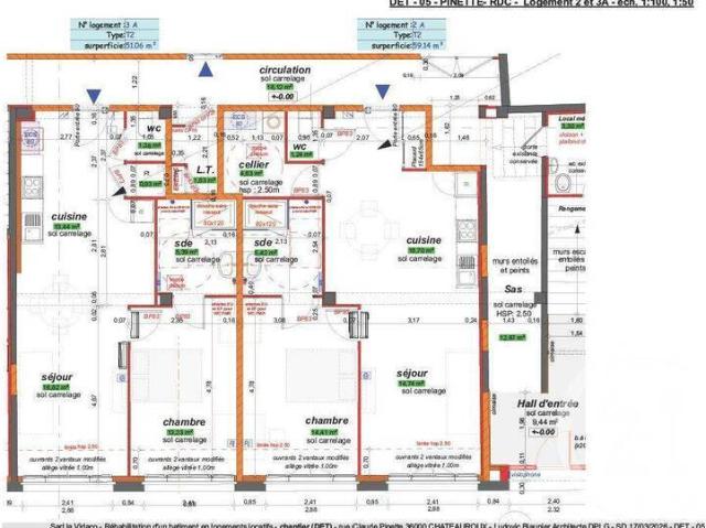Appartement 2 pièces Châteauroux 36000
