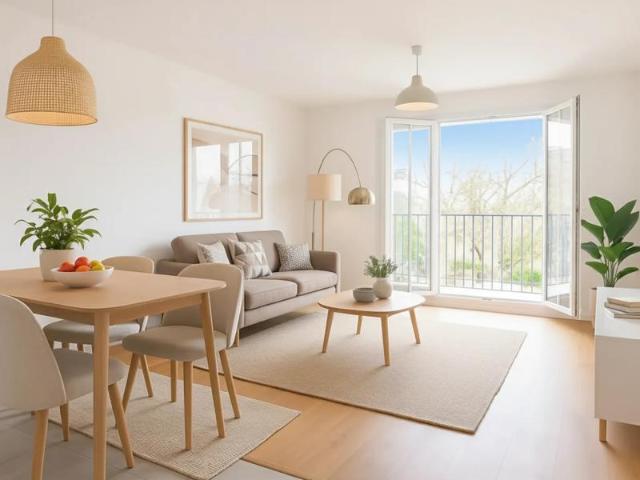 Appartement 2 pièces de 41 m² avec balcons en vente à Ermont