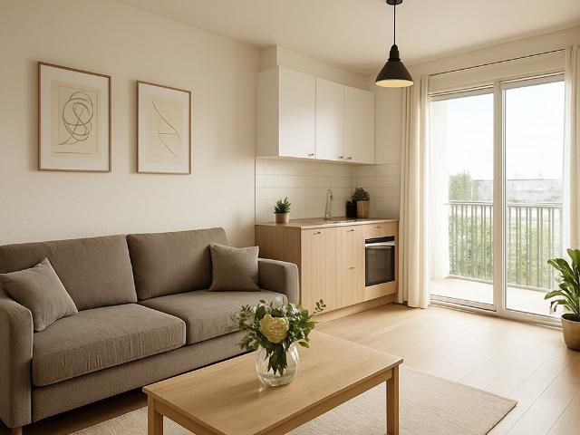 Appartement 2 pièces de 44 m2 Saint Nazaire