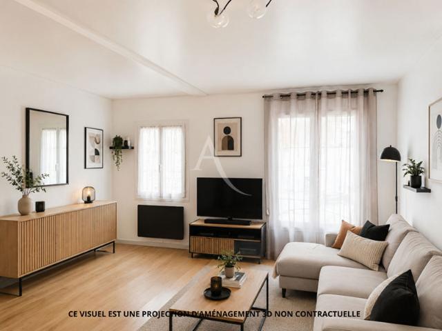 Appartement 2 pièces de 44 m² avec grand box Gare d'Esbly à pied, proche Disneyland Paris