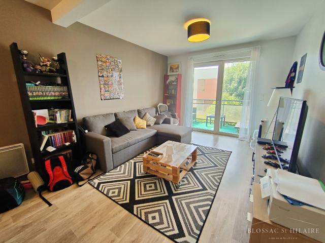 Appartement 2 pièces de 45,14m2 avec balcon et place de parking