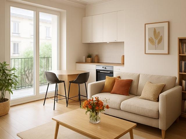 Appartement 2 pièces de 46 m2 Chessy