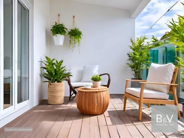Appartement 2 pièces de 46 m² avec terrasse